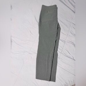 Gray High-Waisted Pants